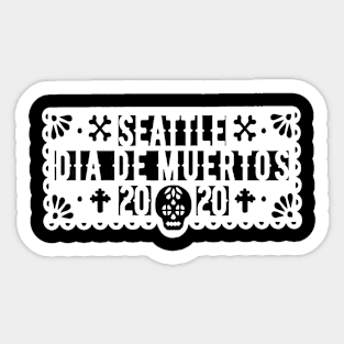 Day of the Dead Papel Picado Sticker